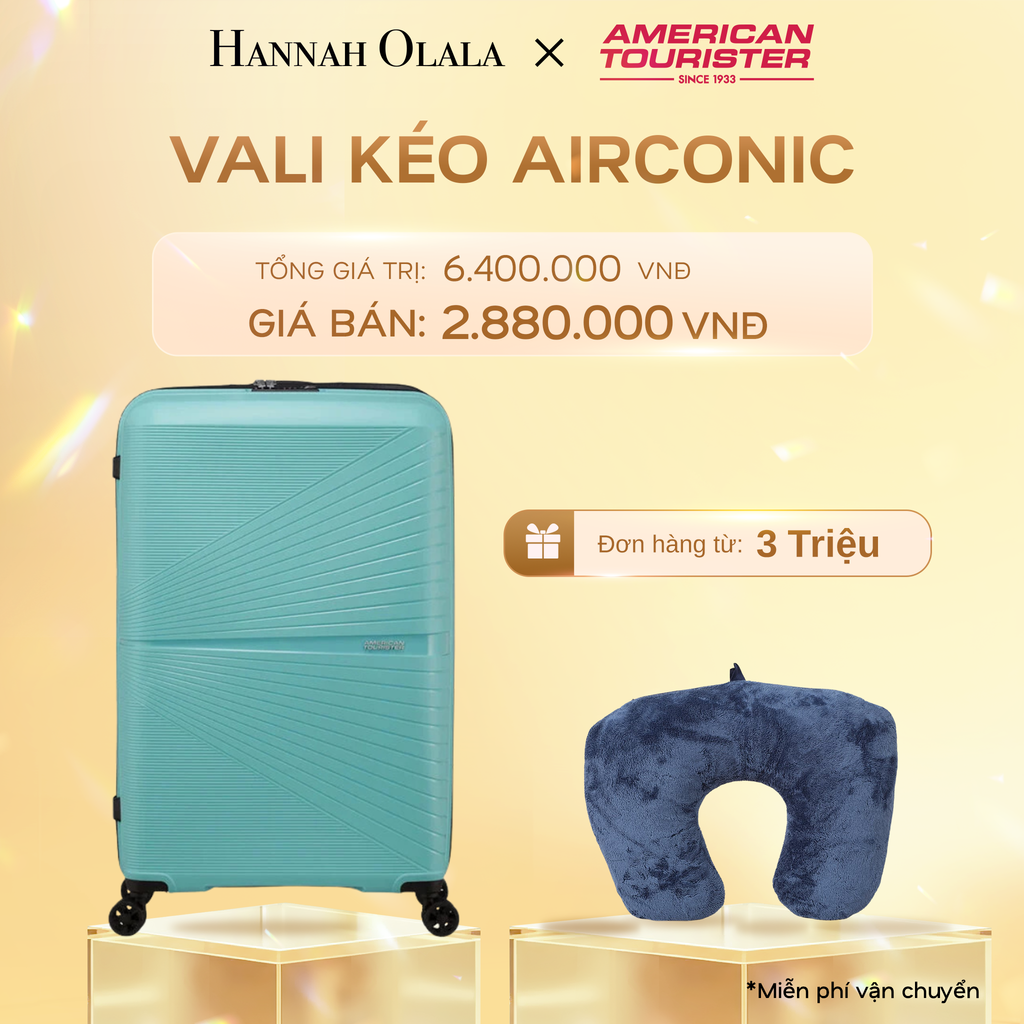  C512_DEAL28: VALI KÉO AIRCONIC SIZE ĐẠI L 
