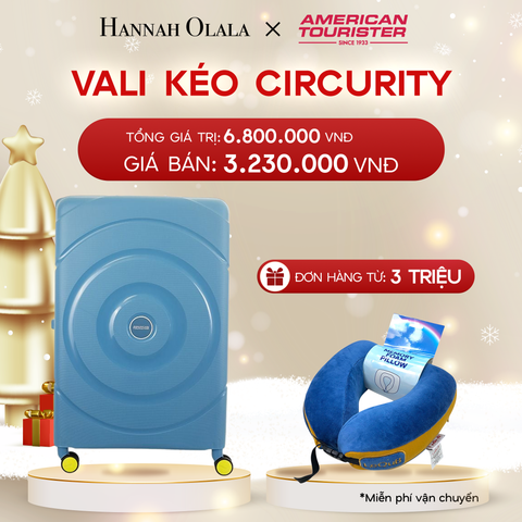  DEAL44: VALI KÉO CIRCURITY ĐẠI L Tặng kèm gối cổ Lequb 