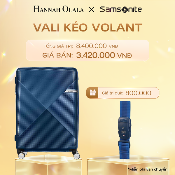  C545_DEAL6: VALI KÉO VOLANT SIZE ĐẠI L 