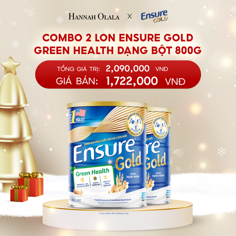  A181_DEAL 6: COMBO 2 LON ENSURE GOLD DẠNG BỘT 800G (GREEN HEALTH) 