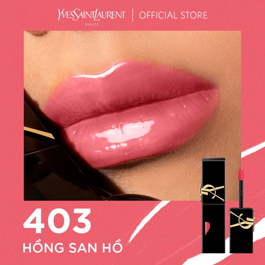  A981_DEAL 10: SON TINT DƯỠNG MÔI CĂNG BÓNG YSL THE INKS VINYL CREAM 