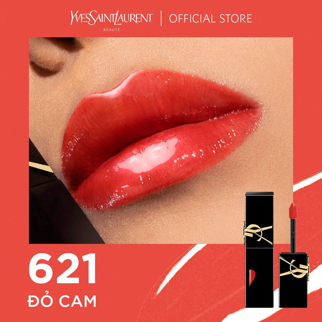 A981_DEAL 10: SON TINT DƯỠNG MÔI CĂNG BÓNG YSL THE INKS VINYL CREAM 