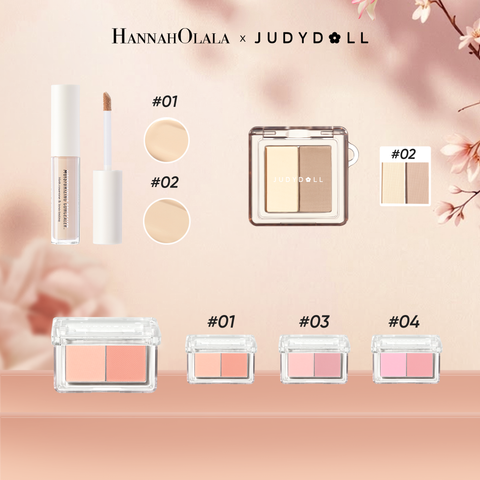  COMBO 3: KEM CHE KHUYẾT ĐIỂM + BẢNG TẠO KHỐI MINI + MÁ HỒNG 2 MÀU - A1296 