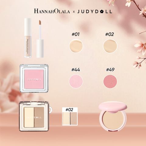  COMBO 4: CHE KHUYẾT ĐIỂM + MÁ HỒNG ĐƠN + BẢNG TẠO KHỐI MINI + PHẤN NÉN MINI - A1309 