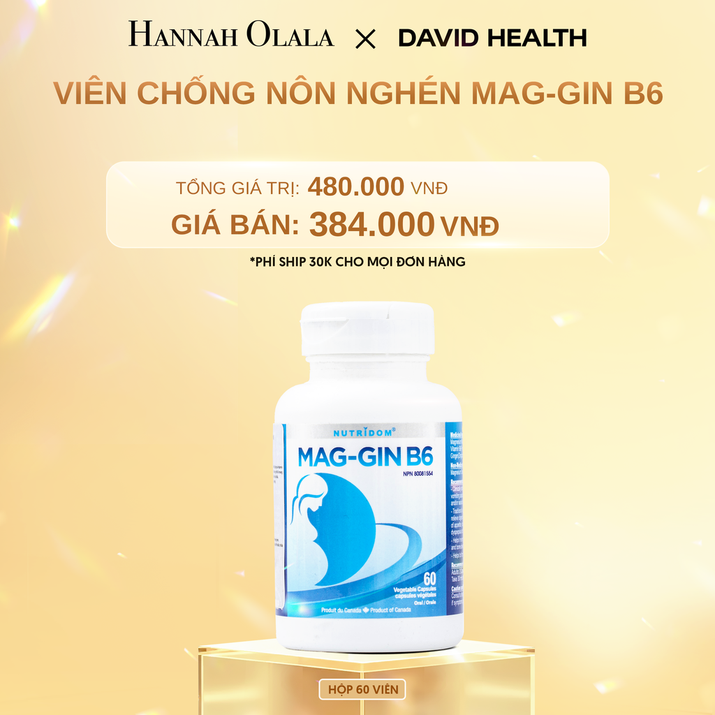  DEAL 7: VIÊN CHỖNG NÔN NGHÉN MAG-GIN B6 (60 VIÊN) 