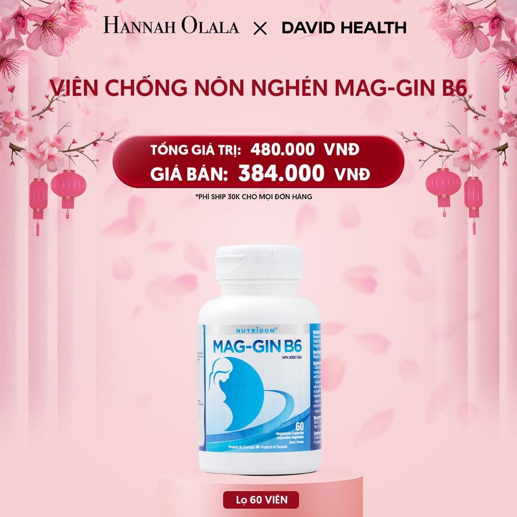  DEAL 7: VIÊN CHỖNG NÔN NGHÉN MAG-GIN B6 (60 VIÊN) 