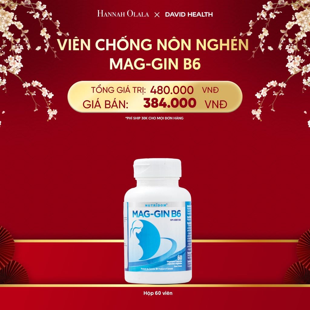  DEAL 8: VIÊN CHỖNG NÔN NGHÉN MAG-GIN B6 (60 VIÊN) 