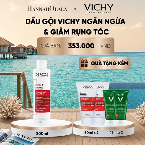  DẦU GỘI VICHY NGĂN NGỪA & GIẢM RỤNG TÓC DERCOS ENERGY+ 200ML DEAL 2_ D338 