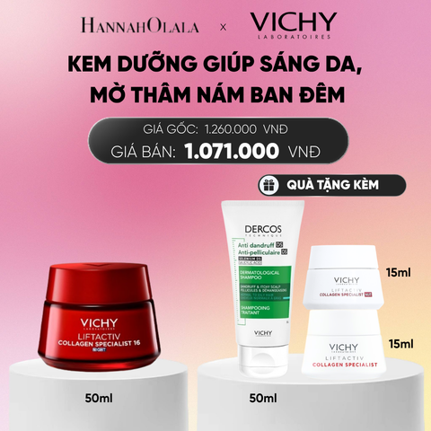  KEM DƯỠNG GIÚP SÁNG DA, MỜ THÂM NÁM BAN ĐÊM LIFTACTIV COLLAGEN SPECIALIST NIGHT 50ML DEAL 6_A260 