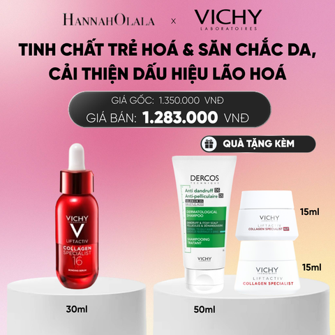  TINH CHẤT VICHY COLLAGEN 16 TRẺ HOÁ & SĂN CHẮC DA, CẢI THIỆN 16/16 DẤU HIỆU LÃO HOÁ 30ML DEAL 7_A261 