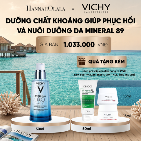  DEAL 4 DƯỠNG CHẤT KHOÁNG GIÚP PHỤC HỒI, NUÔI DƯỠNG LÀN DA SĂN CHẮC MINERAL 89 50ML_ D1826 