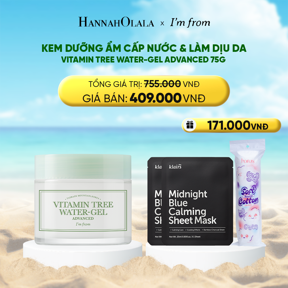 DEAL 2 : I'M FROM KEM DƯỠNG VITAMIN TREE WATER-GEL ADVANCED 75G 