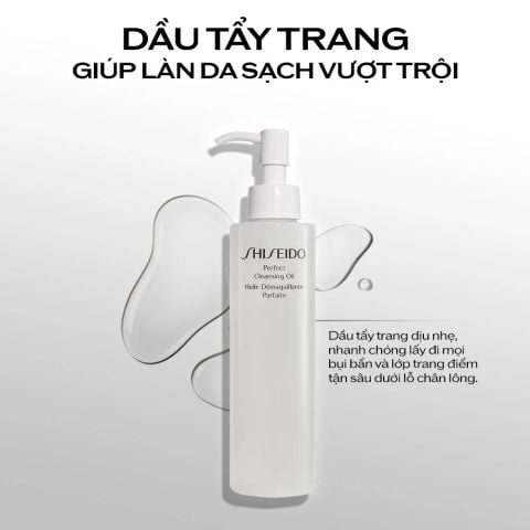  DẦU TẨY TRANG SHISEIDO PERFECT CLEANSING OIL 300ML - DEAL 17 