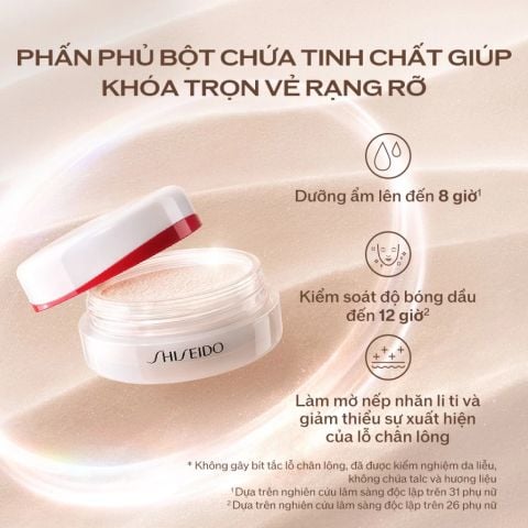  PHẤN PHỦ KHOÁ NỀN DƯỠNG DA VỚI KẾT CẤU SIÊU MỊN SHISEIDO REVITALESSENCE LOOSE SETTING POWDER - DEAL 15 
