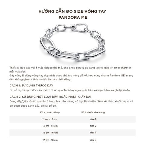  A139_DEAL 115: PANDORA COMBO NIỀM VUI MAY MẮN [ 1 VÒNG TAY & 2 CHARM ] 