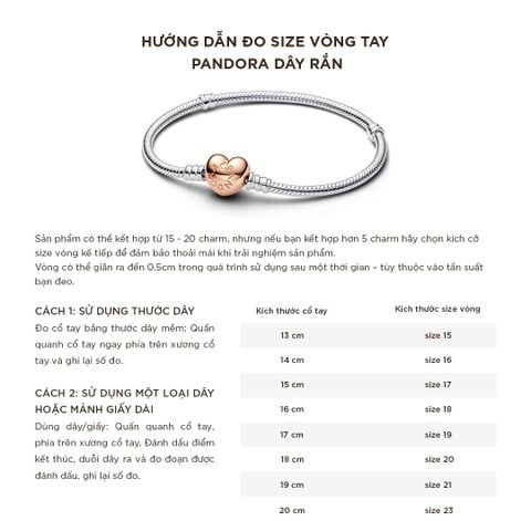  A151_DEAL 117: PANDORA COMBO ÁNH NHÌN ĐẦU TIÊN [ 1 VÒNG TAY & 2 CHARM ] 
