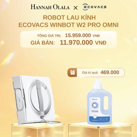  C1454_DEAL 7: ROBOT LAU KÍNH ECOVACS WINBOT W2 PRO OMNI 
