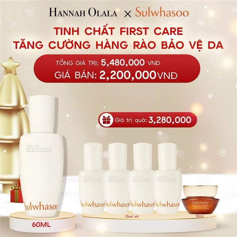  A6267_DEAL 7: [FLASH DEAL] TINH CHẤT FIRST CARE TĂNG CƯỜNG HÀNG RÀO BẢO VỆ DA 60ML 