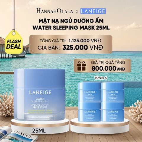  [FLASH DEAL] MẶT NẠ NGỦ DƯỠNG ẨM DƯỠNG SÁNG DA PHIÊN BẢN CẢI TIẾN LANEIGE WATER SLEEPING MASK 25ML 