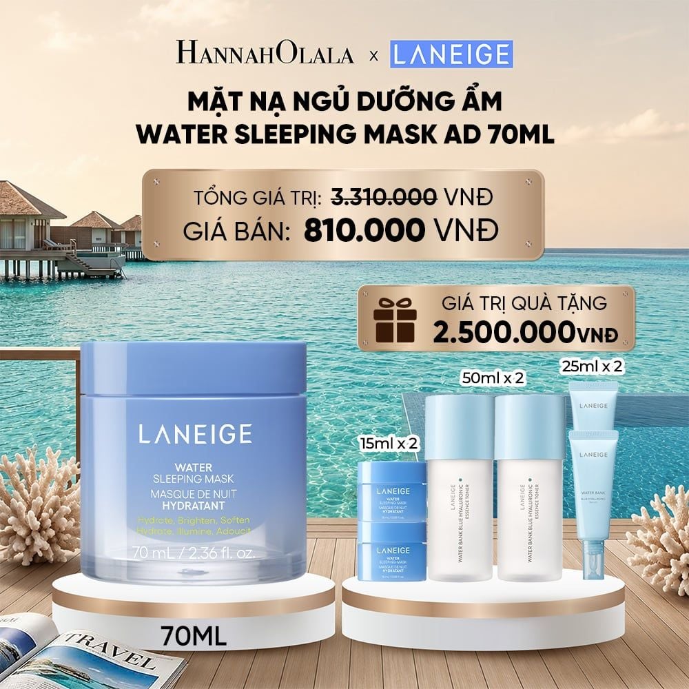  [PHIÊN BẢN CẢI TIẾN] MẶT NẠ NGỦ DƯỠNG ẨM LANEIGE WATER SLEEPING MASK AD 70ML_ D1612 