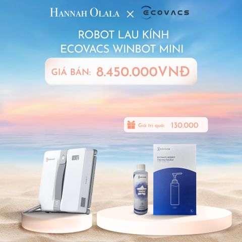  C563_DEAL 5: ROBOT LAU KÍNH ECOVACS WINBOT MINI 