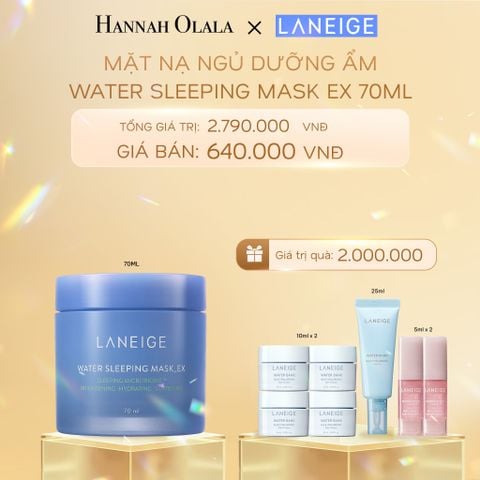  DEAL 1: MẶT NẠ NGỦ DƯỠNG ẨM LANEIGE WATER SLEEPING MASK EX 70ML 