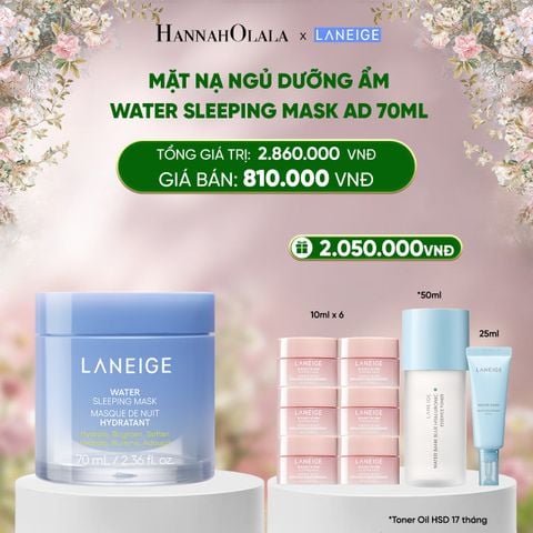  DEAL 13: [PHIÊN BẢN CẢI TIẾN] MẶT NẠ NGỦ DƯỠNG ẨM LANEIGE WATER SLEEPING MASK AD 70ML 
