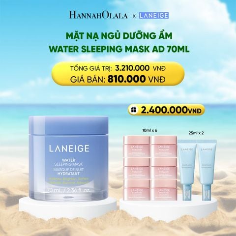  DEAL 13: [PHIÊN BẢN CẢI TIẾN] MẶT NẠ NGỦ DƯỠNG ẨM LANEIGE WATER SLEEPING MASK AD 70ML 