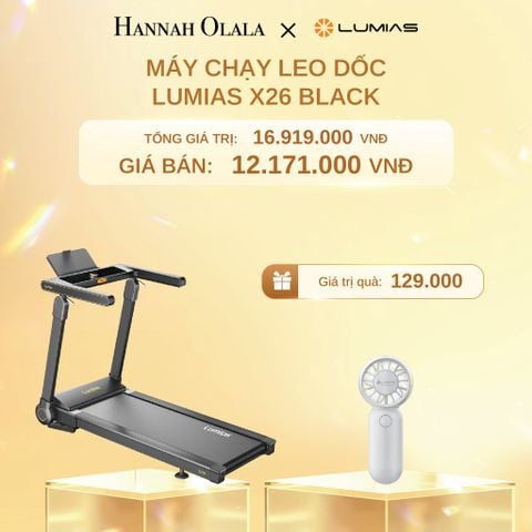  C1468_DEAL 11: MÁY CHẠY LEO DỐC LUMIAS X26 BLACK 