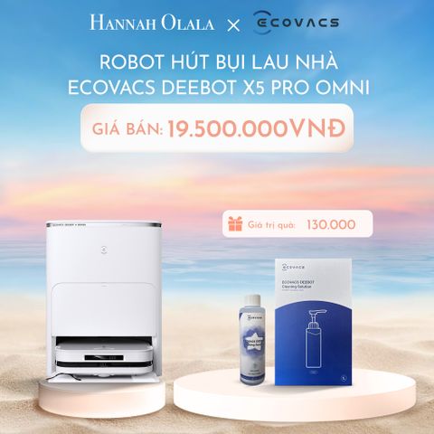  C556_DEAL 1: ROBOT HÚT BỤI LAU NHÀ ECOVACS DEEBOT X5 PRO OMNI 