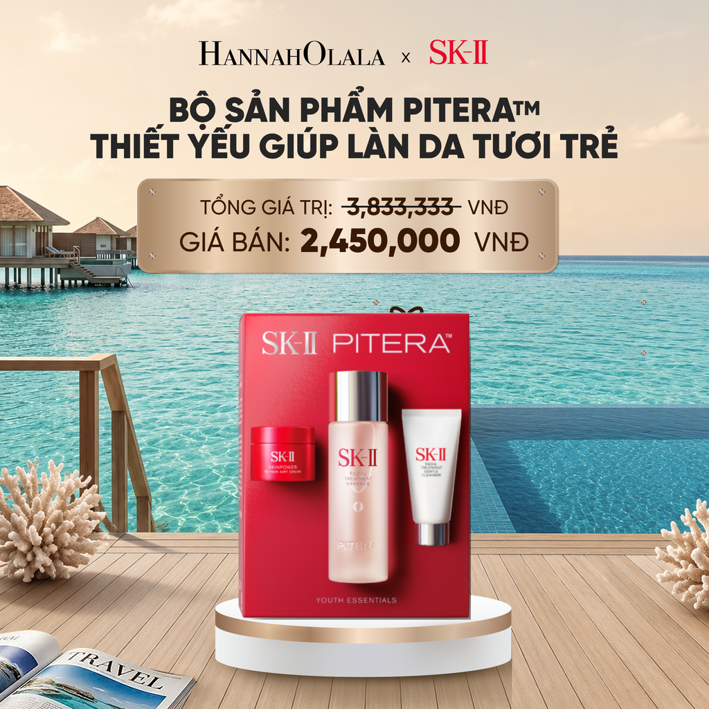  BỘ SẢN PHẨM THIẾU YẾU CHO LÀN DA TƯƠI TRẺ_ D1970 