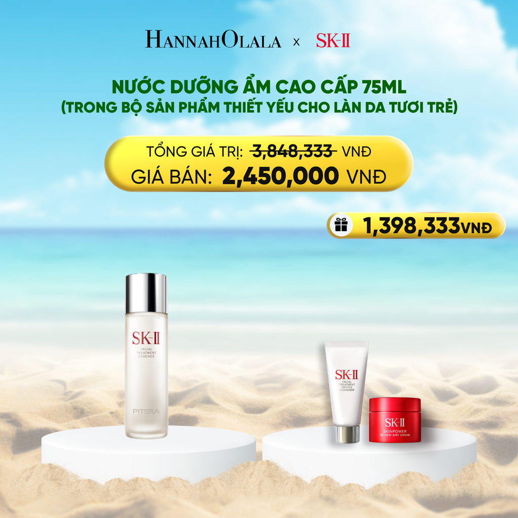  DEAL 33: BỘ SẢN PHẨM THIẾU YẾU CHO LÀN DA TƯƠI TRẺ 