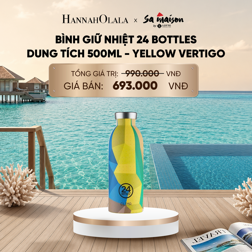  BÌNH GIỮ NHIỆT 24 BOTTLES DUNG TÍCH 500ML - DEAL 1_ D1999 