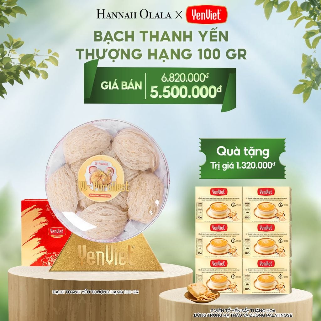  E93_DEAL 2: BẠCH THANH YẾN 100GR 