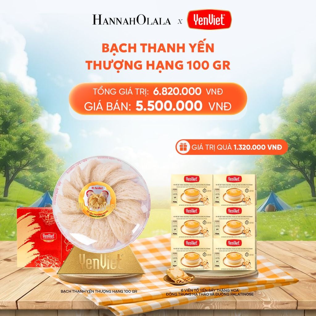  DEAL 2: BẠCH THANH YẾN 100GR 