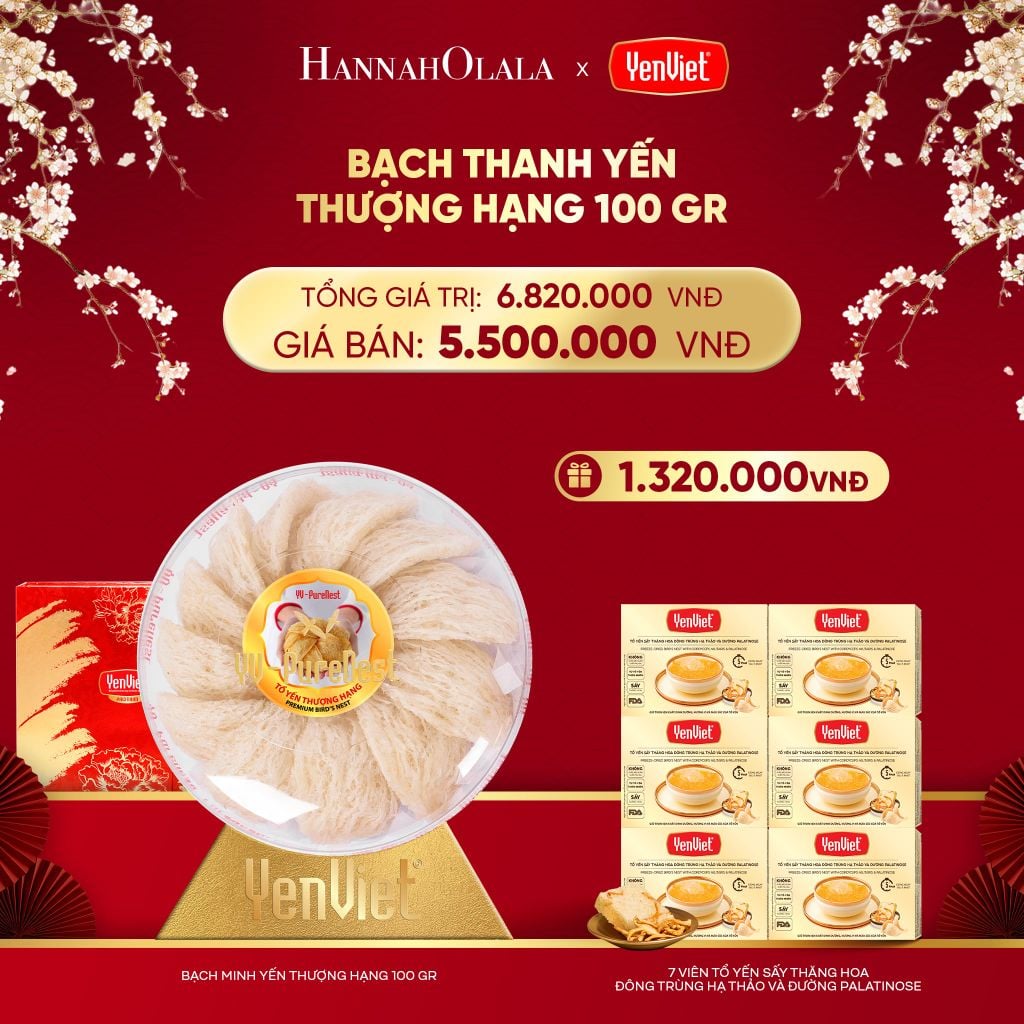  DEAL 2: BẠCH THANH YẾN 100GR 