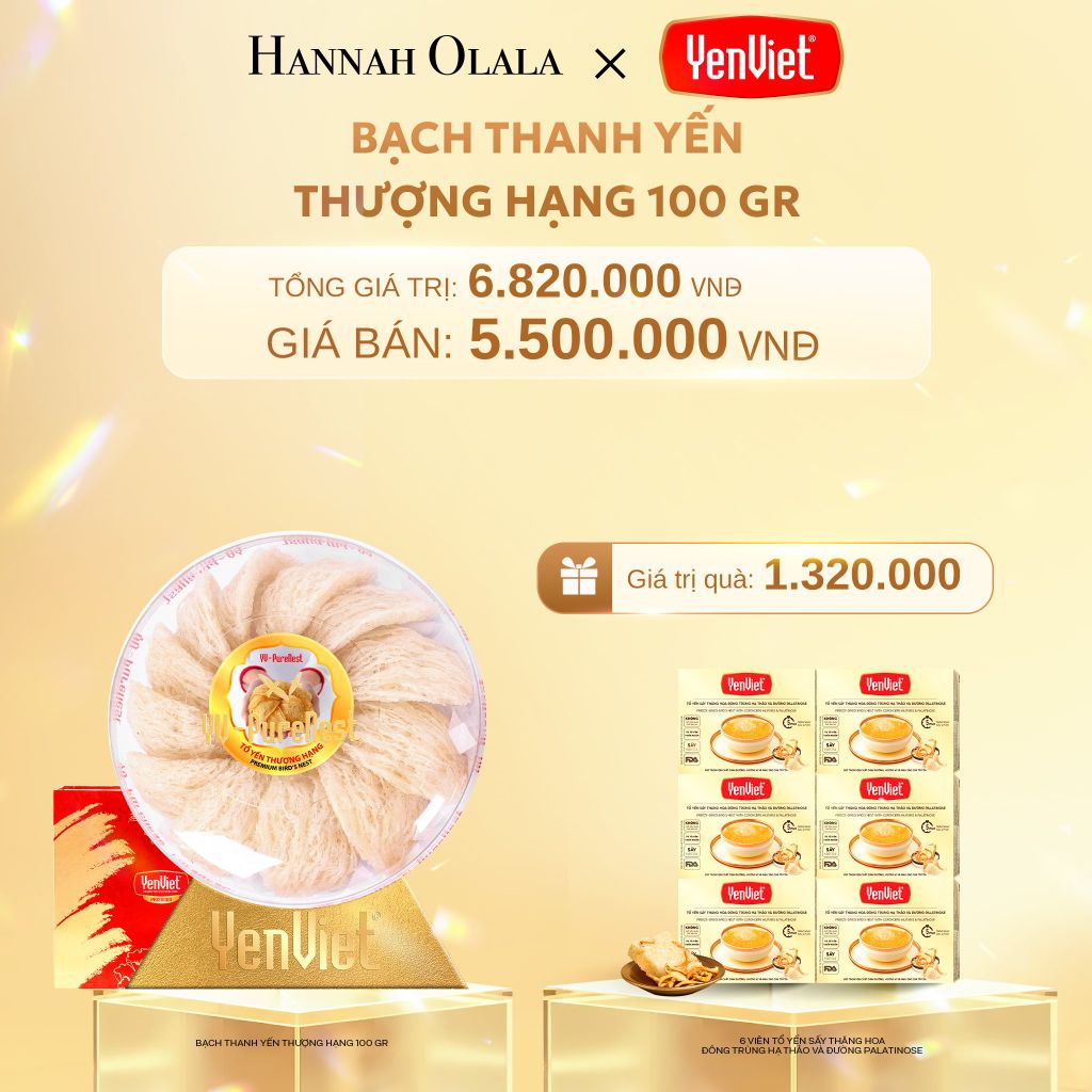  C865_DEAL 2: BẠCH THANH YẾN 100GR 
