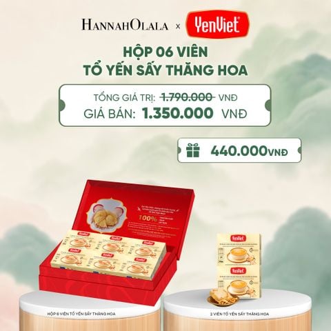  1 HỘP 6 VIÊN YẾN SẤY THĂNG HOA - DEAL 3 - A1725 