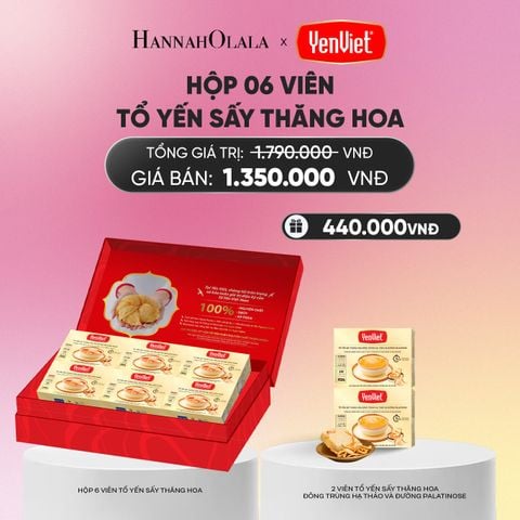  1 HỘP 6 VIÊN YẾN SẤY THĂNG HOA_A94 