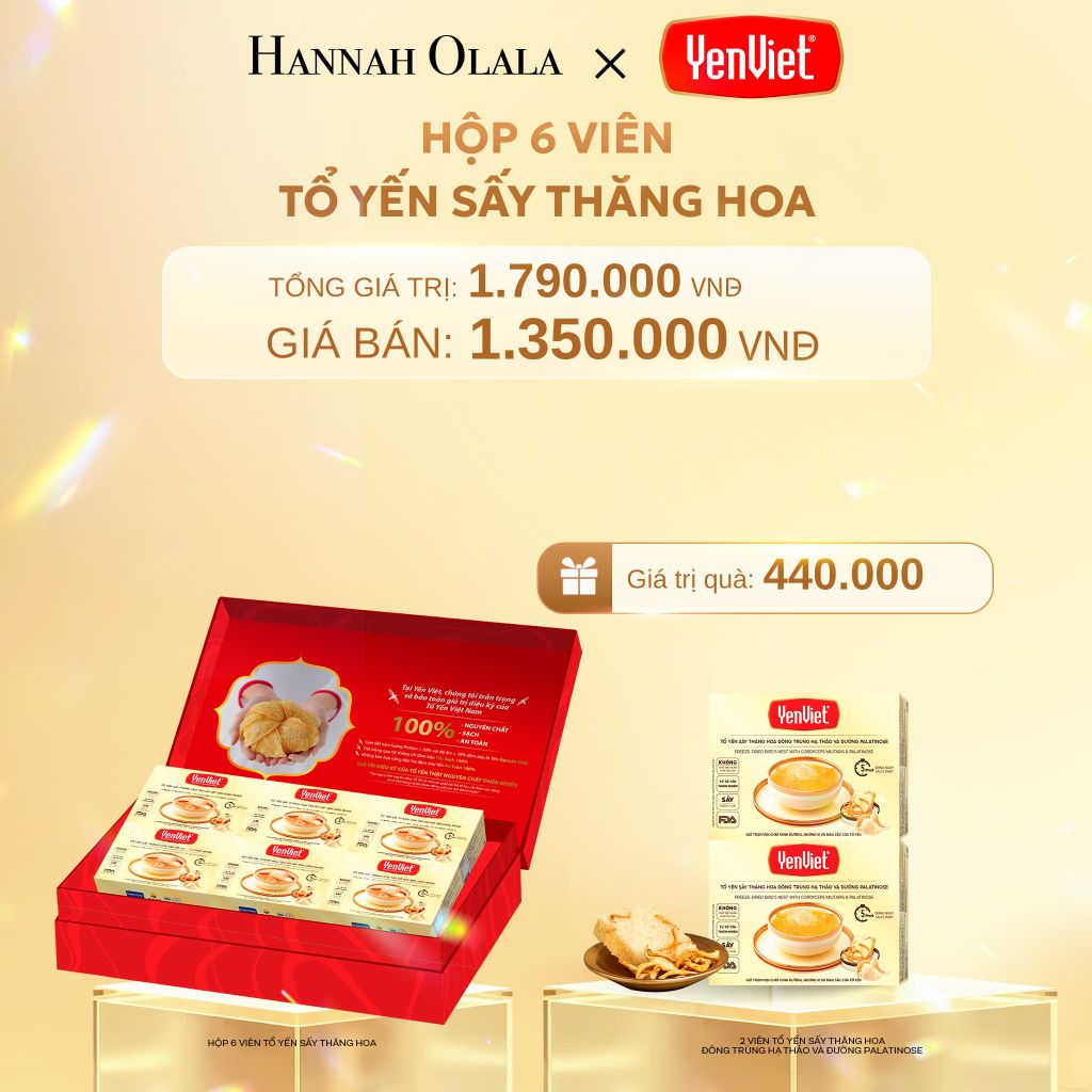  C866_DEAL 3: 1 HỘP 6 VIÊN YẾN SẤY THĂNG HOA 