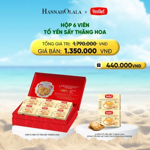  DEAL 3: 1 HỘP 6 VIÊN YẾN SẤY THĂNG HOA 