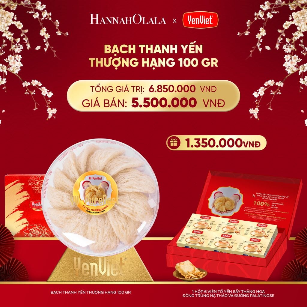  DEAL 4: BẠCH THANH YẾN 100GR 