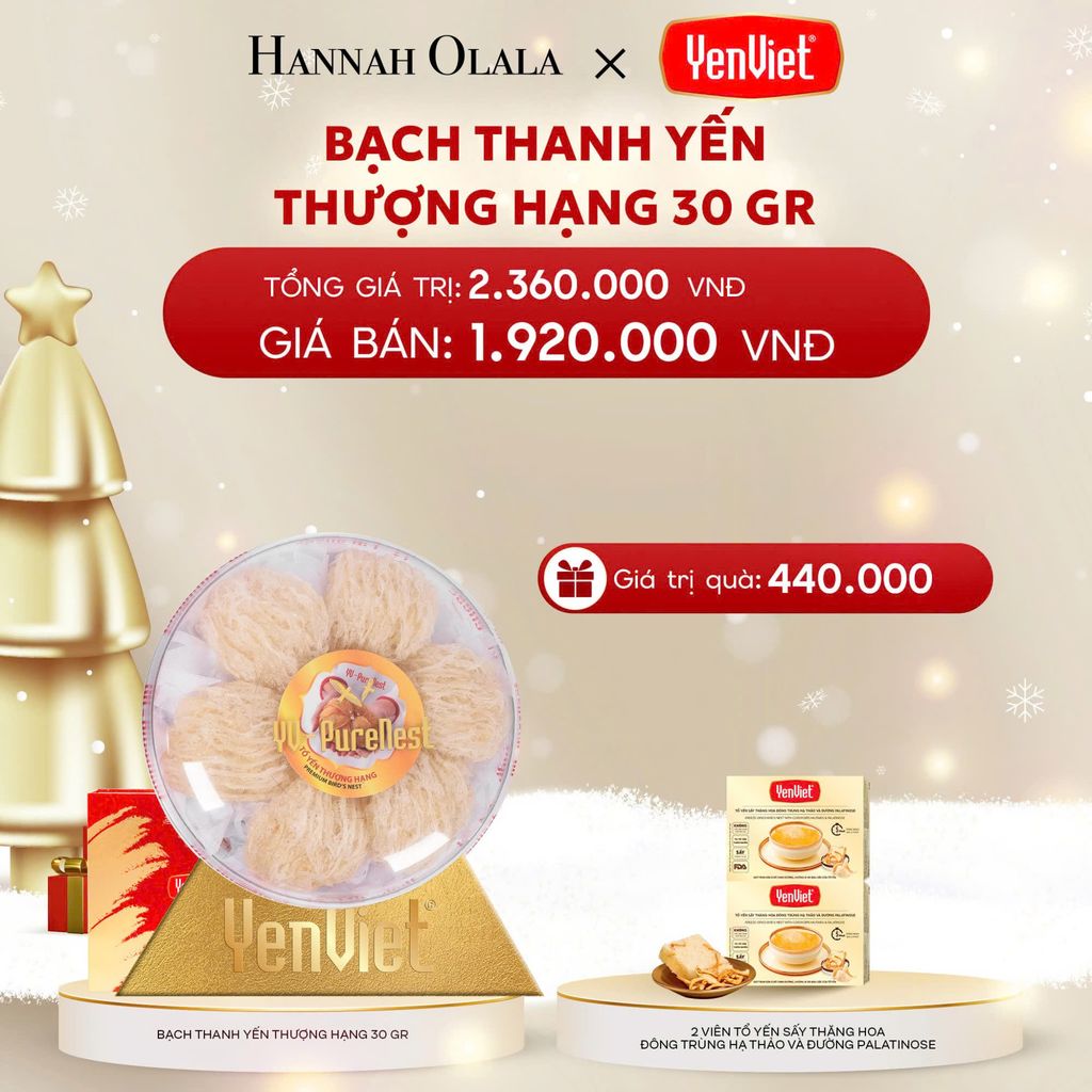 DEAL 8: BẠCH THANH YẾN 30gr 