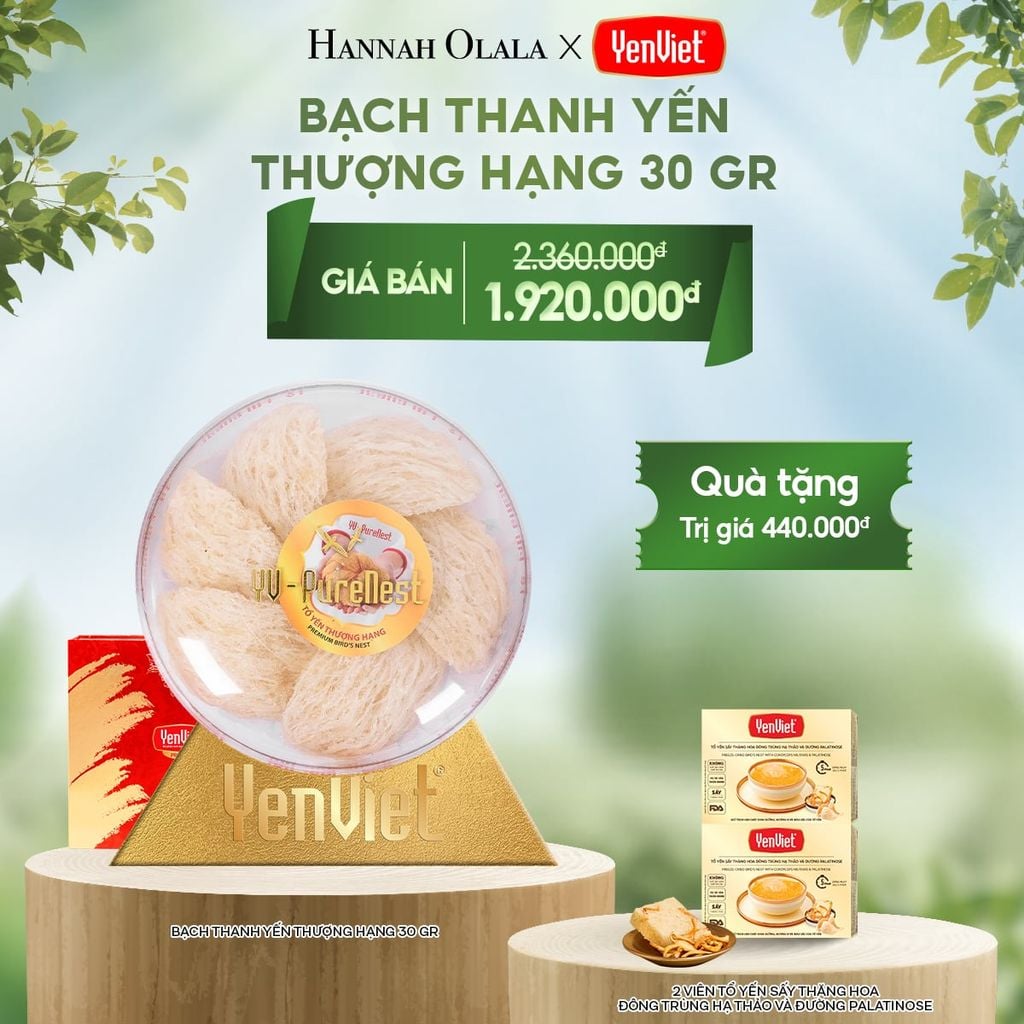  E99_DEAL 8: BẠCH THANH YẾN 30GR 