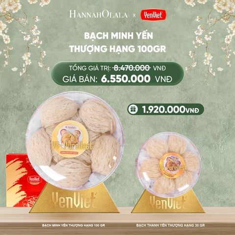  FLASH DEAL 1: BẠCH MINH YẾN 100GR 
