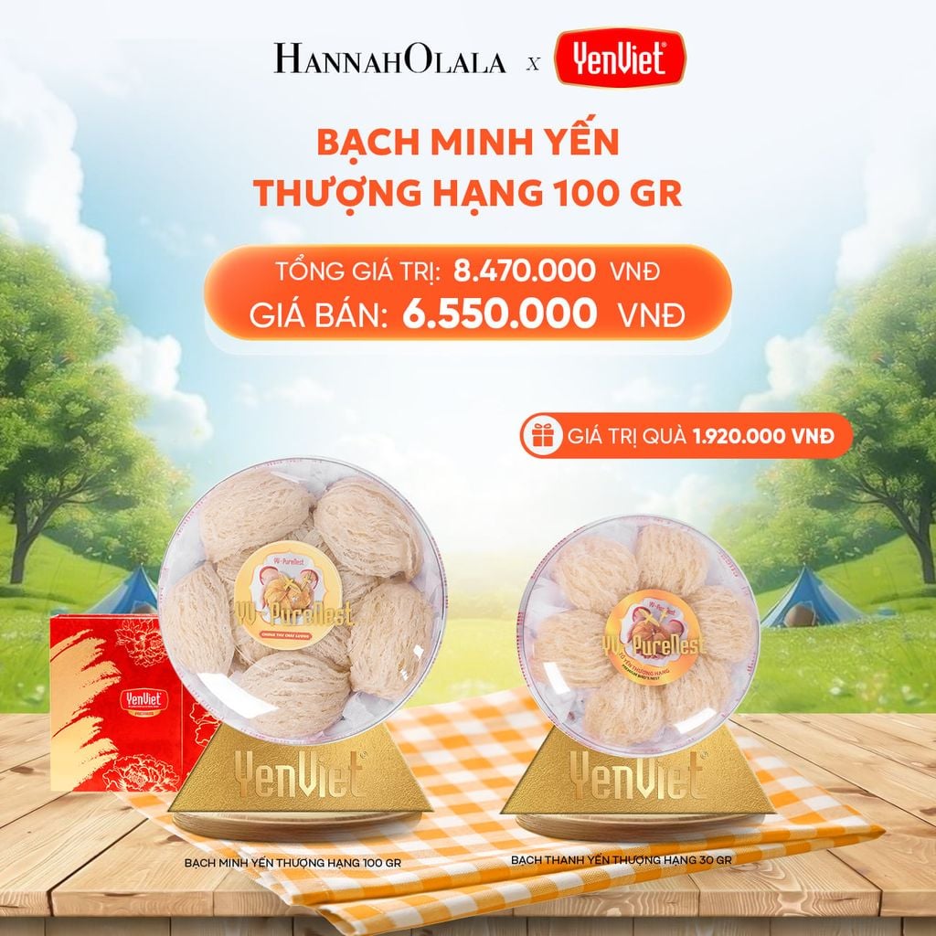  FLASH DEAL 1: BẠCH MINH YẾN 100GR 