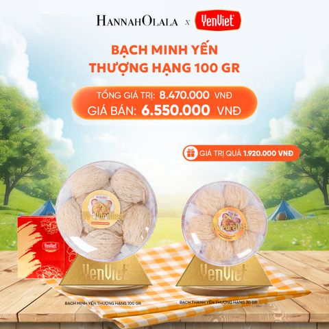  FLASH DEAL 1: BẠCH MINH YẾN 100GR 