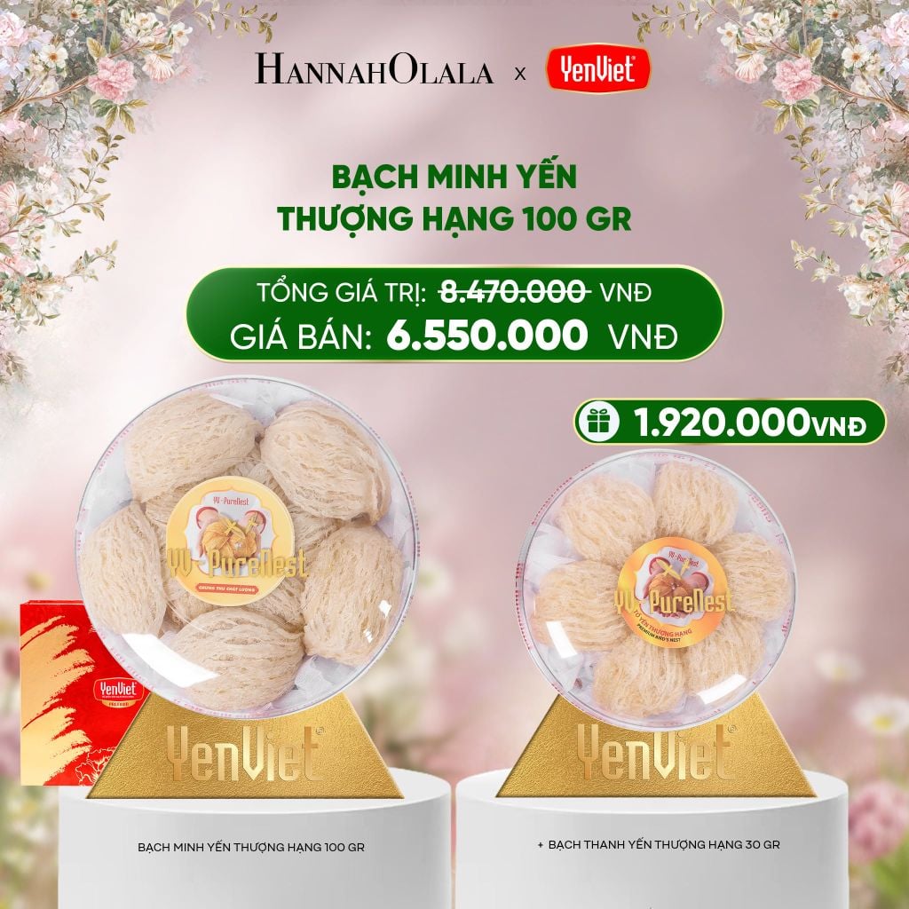  FLASH DEAL 1: BẠCH MINH YẾN 100GR 