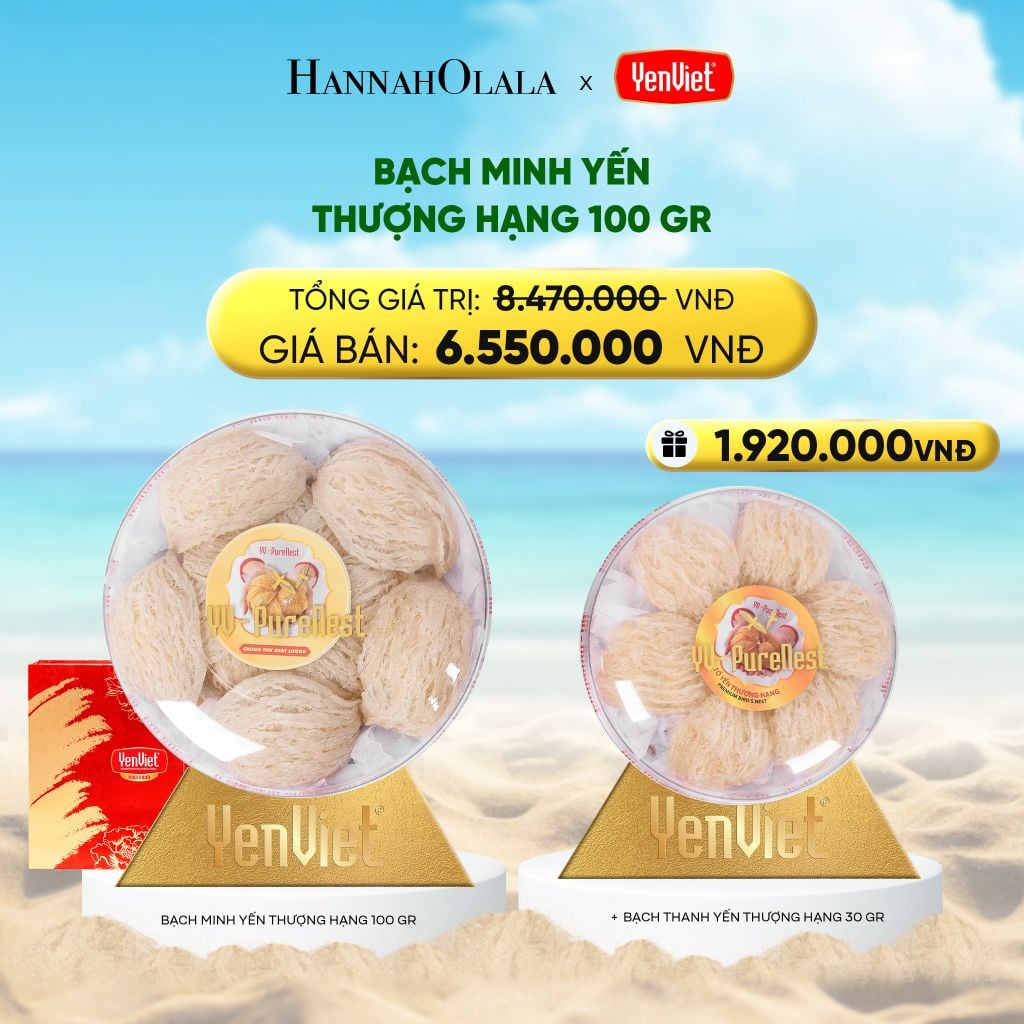  FLASH DEAL 1: BẠCH MINH YẾN 100GR 