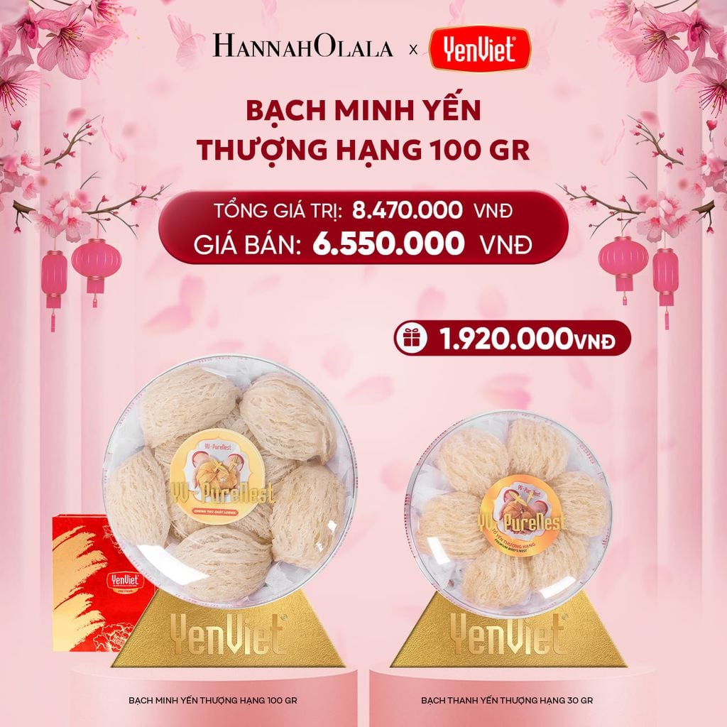  FLASH DEAL 1: BẠCH MINH YẾN 100GR 